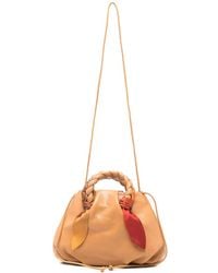 Hereu - Bombon Foulard Leather Handbag - Lyst