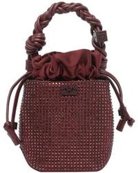 Ganni - Mini Strass Bou Bucket Pouch - Lyst