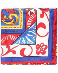 Dolce & Gabbana - Silk Foulard Scarf - Lyst