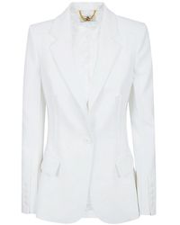 Elisabetta Franchi - Blazer With Buttons - Lyst
