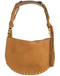 Isabel Marant - Oskan Soft Suede Cognac Bag - Lyst