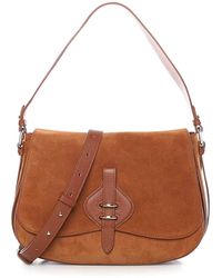 Coccinelle - Mavery Large Suede Shoulder Bag - Lyst