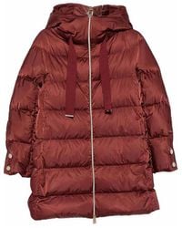 Herno - Hooded Quilted Coat - Lyst