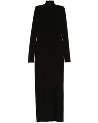 Norma Kamali - Turtle-Neck Long Dress - Lyst