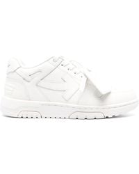Off-White c/o Virgil Abloh - Women Out Of Office Calf Leather Sneakers - Lyst