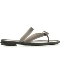 Ferragamo - Vara Flip-Flops With Jelly Bow - Lyst