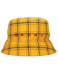 Marni - Tartan Bucket Hat - Lyst
