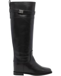 Via Roma 15 - Padlock Leather Boots - Lyst