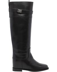 Via Roma 15 - Padlock Leather Boots - Lyst
