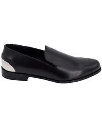 McQueen - Metal Heel Loafers - Lyst