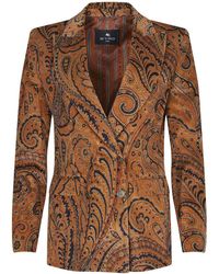 Etro - Jacket Made Of Cotton Blend - Lyst