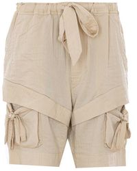Isabel Marant - Ecru Bermia Shorts - Lyst
