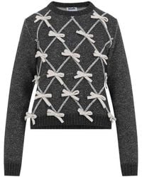 Moschino - Jersey Con Detalle De Lazo - Lyst
