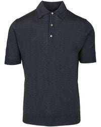 FILIPPO DE LAURENTIIS - Wool Polo Shirt - Lyst