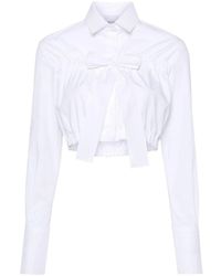 Patou - Top With Bow - Lyst