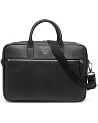 Emporio Armani - Logo-Plaque Laptop Case - Lyst
