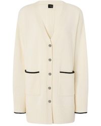 Pinko - Long Cardigan With V-Neck - Lyst