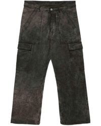 Rick Owens - Drkshdw Distressed Cargo Trousers - Lyst