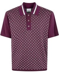 Drole de Monsieur - Jacquard Cravate Polo Shirt - Lyst