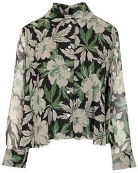 Loewe - Light Silk Crpe Shirt - Lyst