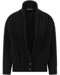 Dolce & Gabbana - Coarse Wool Cardigan - Lyst