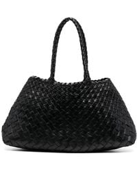 Dragon Diffusion - Santa Croce Big Woven Leather Tote Bag - Lyst