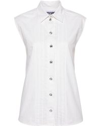 Moschino - Ribbed Detail Shirt - Lyst
