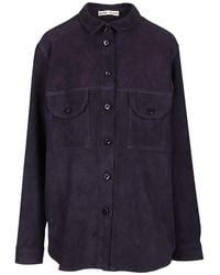 Blazé Milano - Viva Berber Suede Shirt - Lyst