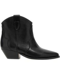 Isabel Marant - Dewina Leather Bootie - Lyst