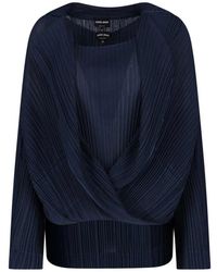 Giorgio Armani - Twin-Set Plissettato - Lyst