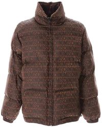 Moschino - Logo Duffle Coat - Lyst