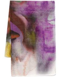 Faliero Sarti - Flowers Printed Stole - Lyst