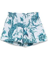 F.R.S For Restless Sleepers - Printed Cotton Shorts - Lyst