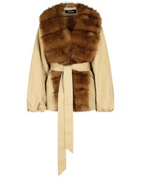 ROTATE BIRGER CHRISTENSEN - Donatella Cotton Blend Jacket - Lyst