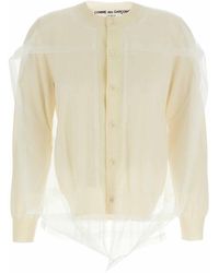 Comme des Garçons - Tulle Cardigan - Lyst