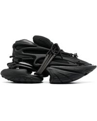Balmain - Leather Unicorn Low-top Sneakers - Lyst