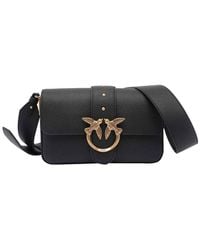 Pinko - Mini Love One Slouchy Shoulder Bag - Lyst