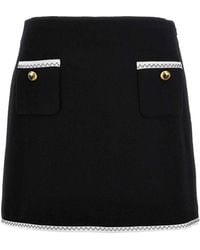 Moschino - Heart Button Skirt - Lyst
