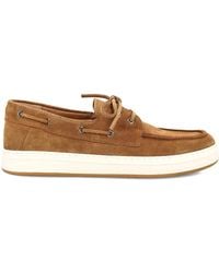 Hogan - Suede Leather Moccasins - Lyst