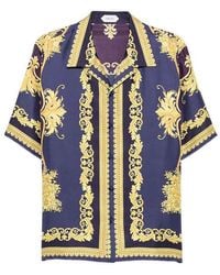 Versace - Leather Outerwear - Lyst