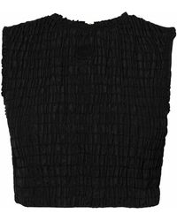 Patou - Top Crop Smock - Lyst