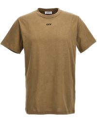 Off-White c/o Virgil Abloh - T-Shirt Off Stitch - Lyst