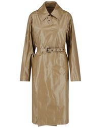 Lemaire - Coat With Belt - Lyst