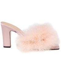 Maison Margiela - Mules With Feathers - Lyst