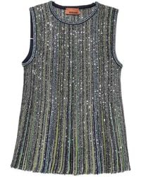 Missoni - Embroidered Sequin Top - Lyst