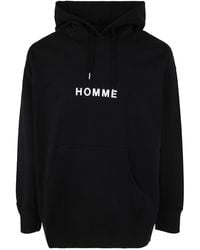Comme Des Garcons Hommes Plus - Logo Cotton Hoodie - Lyst
