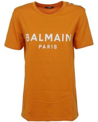 Balmain - 3 Btn Ss Print T-shirt - Lyst
