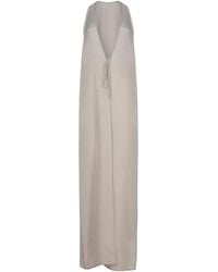 Alysi - Dress Made Of Silk - Lyst