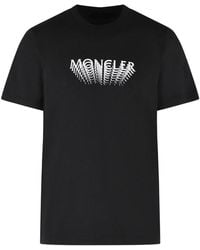 Moncler - Cotton T-Shirt - Lyst
