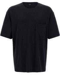Lemaire - Cotton And Silk T-Shirt - Lyst